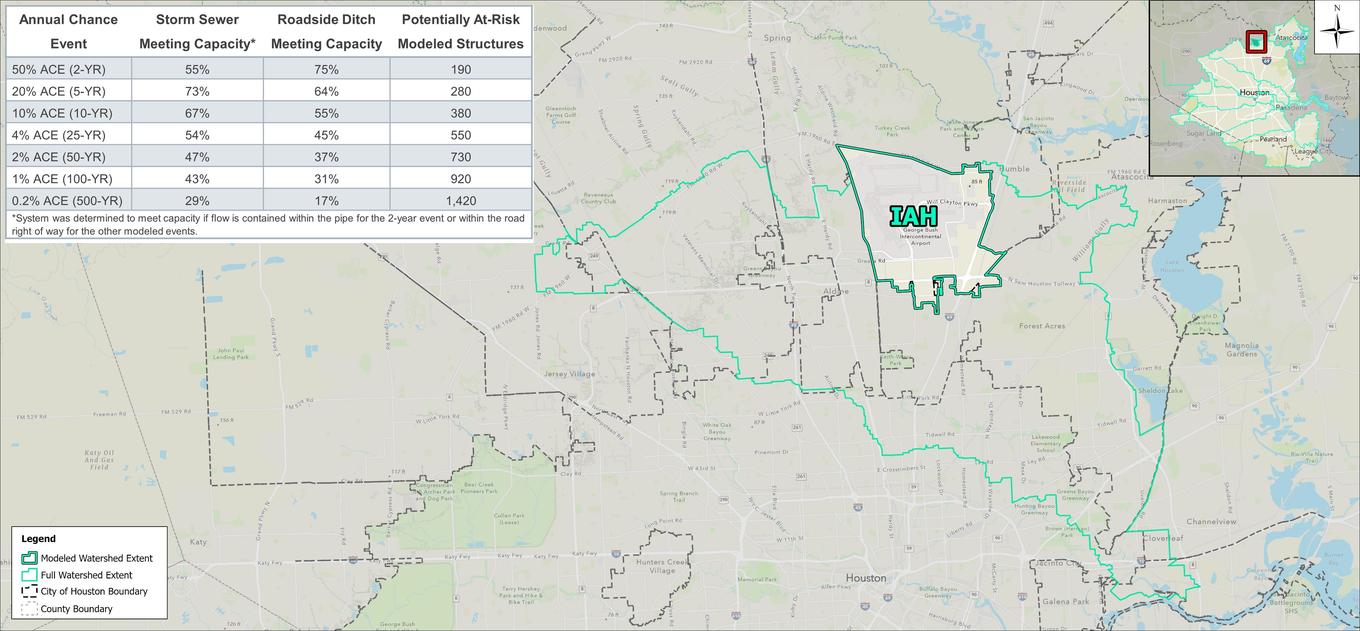 IAH greens map