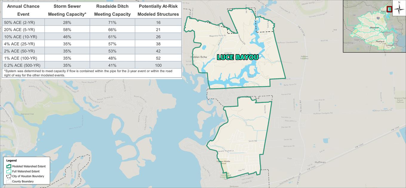 luce bayou map